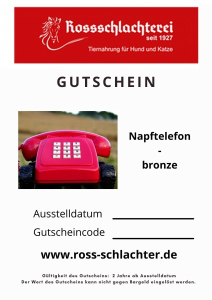 Gutschein "Napftelefon"