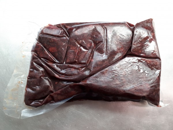 Pferdeleber gewolft 1kg - gefroren